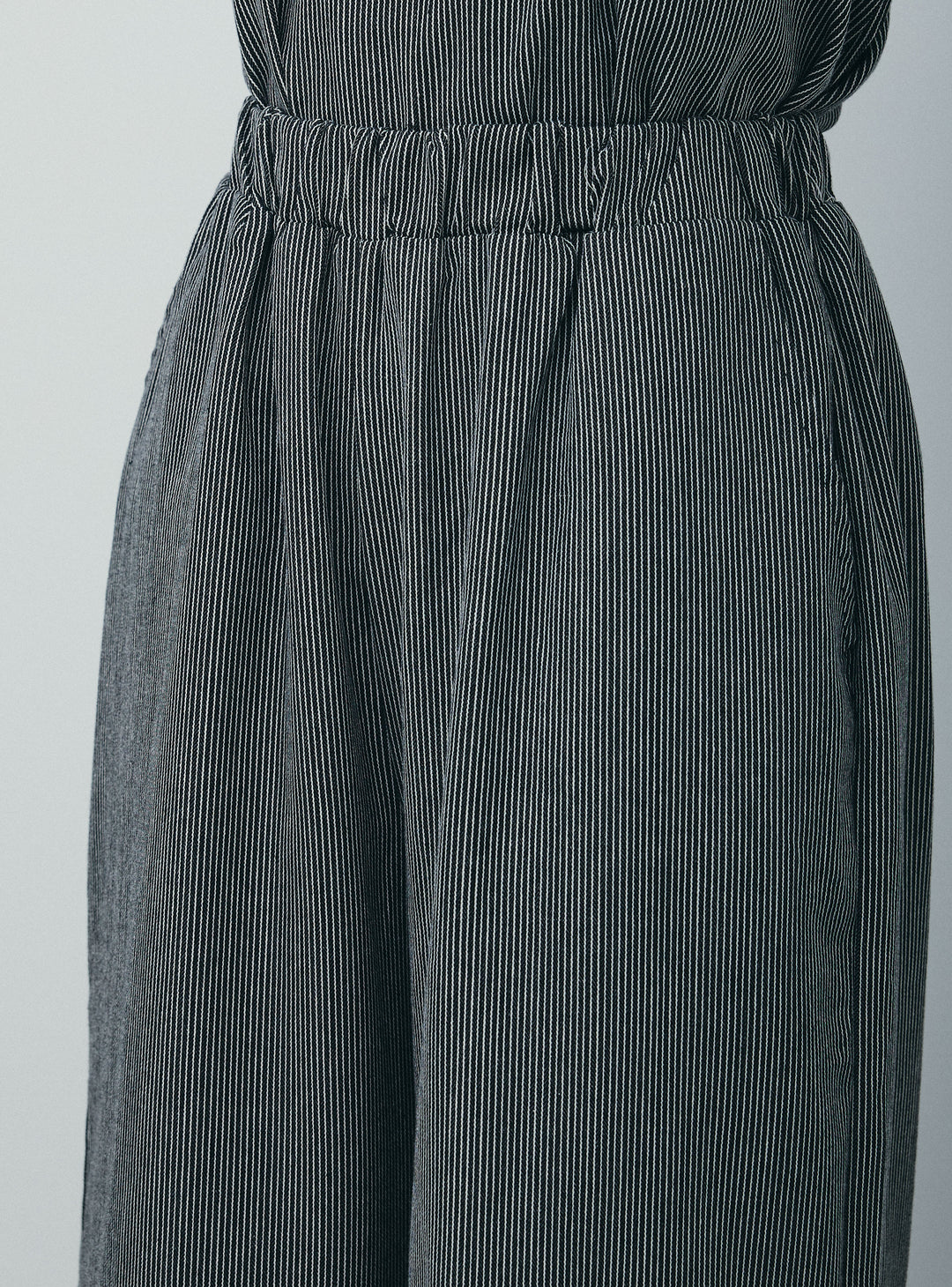 [予約]スクエアネックストライプセットアップ