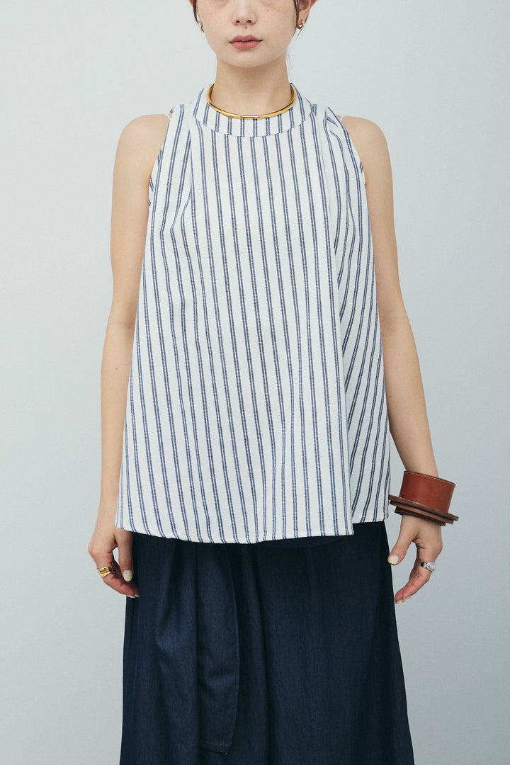 [予約]ダブルストライプホルターブラウス