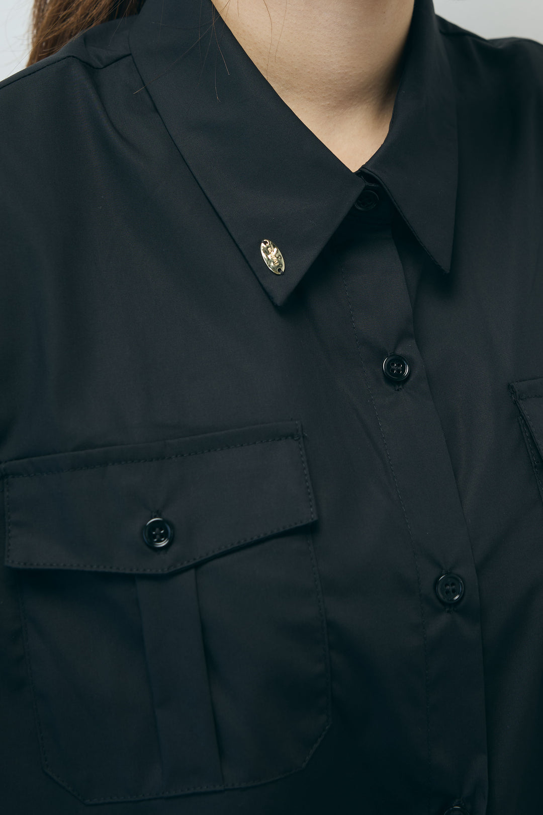 [予約]スカーフ付きボックスシャツ