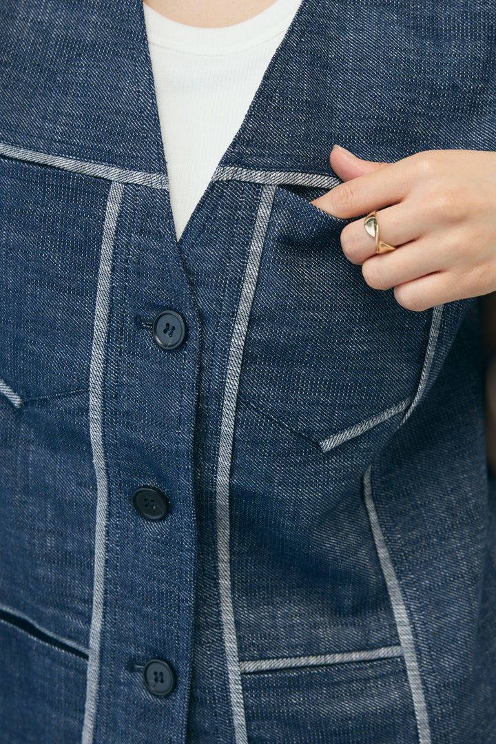 [予約]デニムジレ