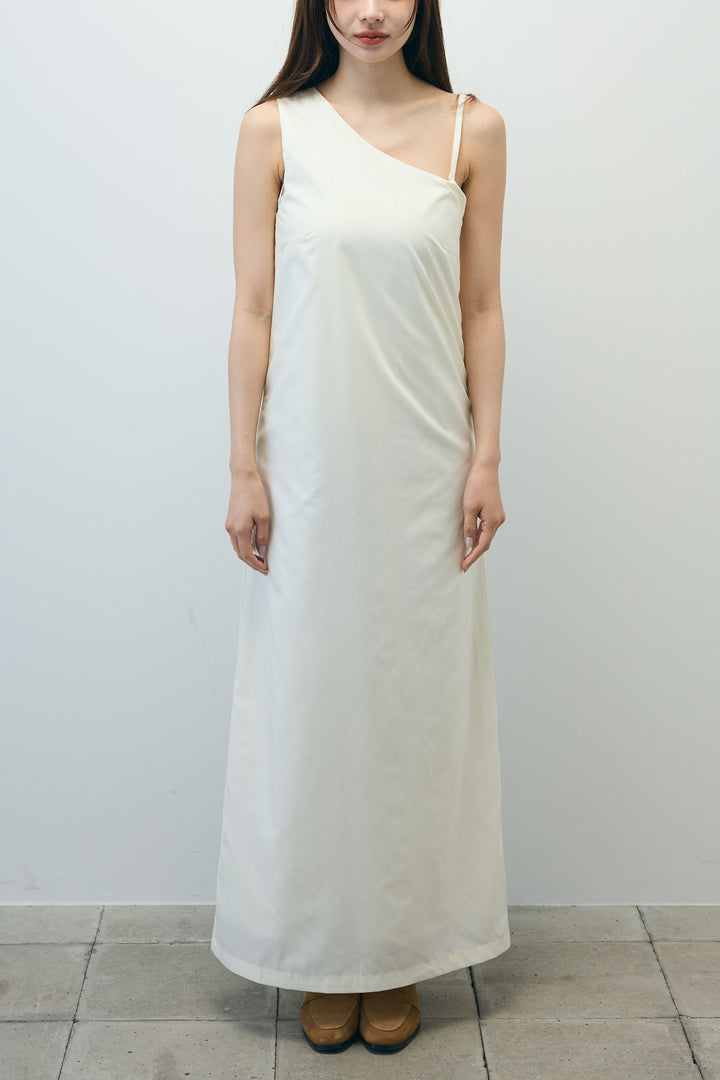 [予約]ワンショルダーロングワンピース