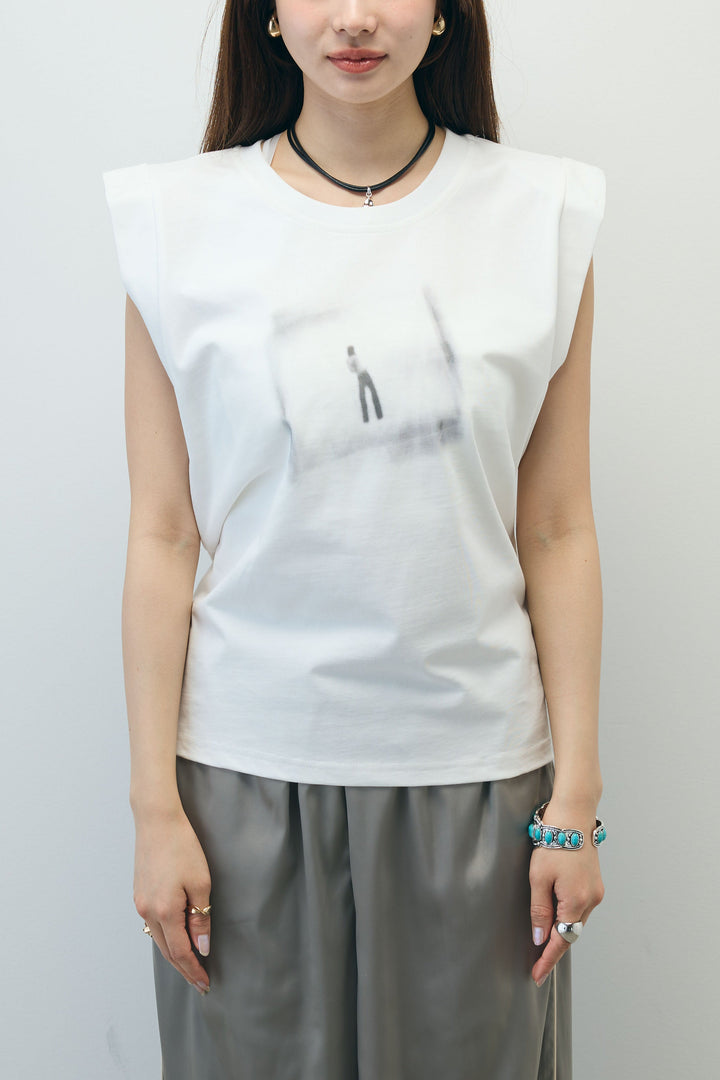 [予約/SET]バックオープンフォトT+サイドラインサテンパンツ+デニムライクシャツ(3set)