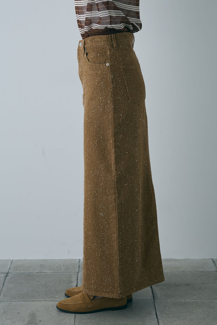 [予約]ネップツイルストレートスカート