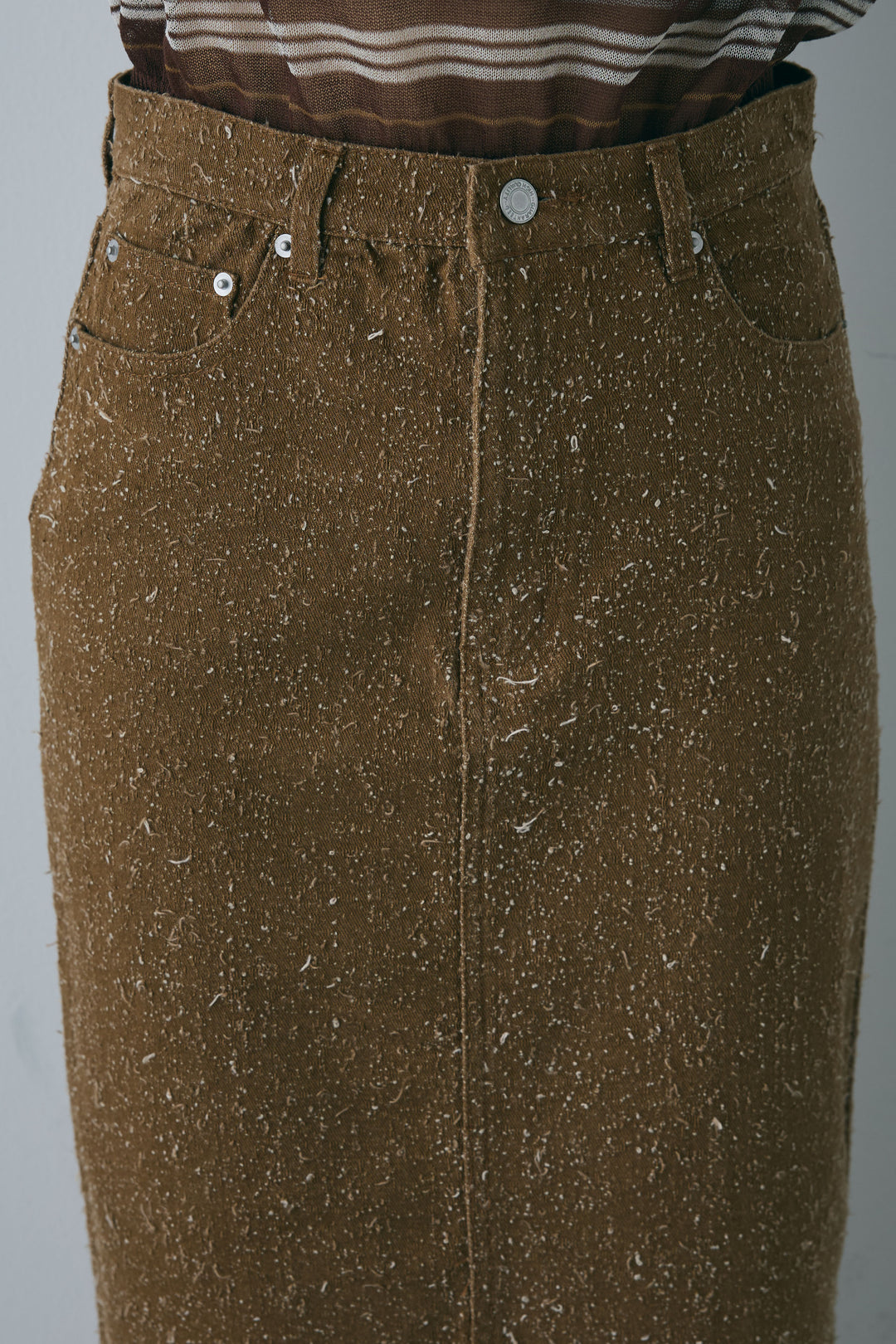 [予約]ネップツイルストレートスカート