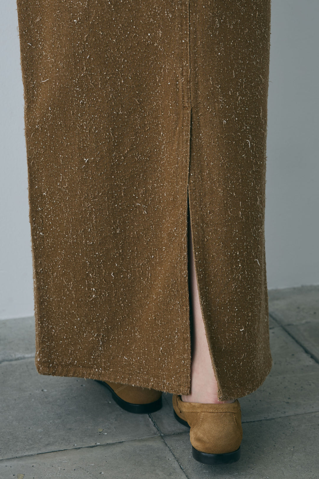 [予約]ネップツイルストレートスカート