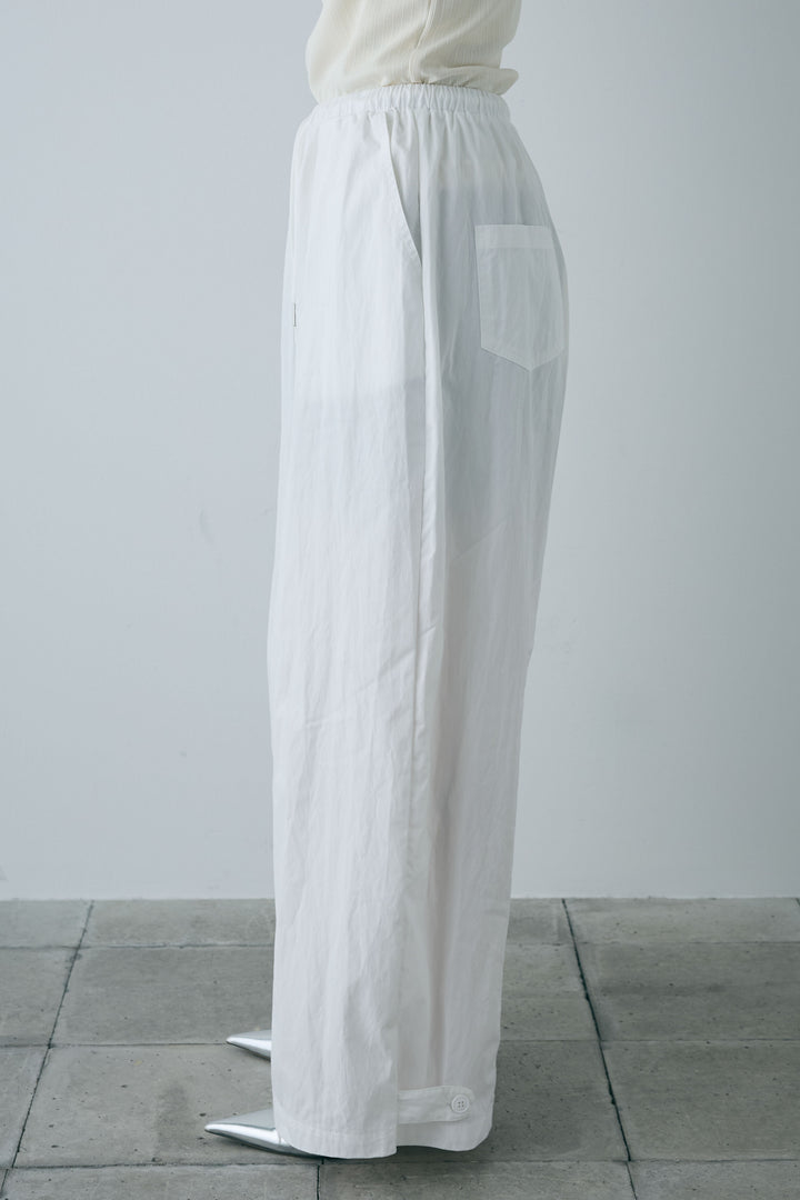 [予約/SET]リブロゴタンク+スカーフ風バックリボンキャミソール+裾ボタン絞りパンツ(3set)