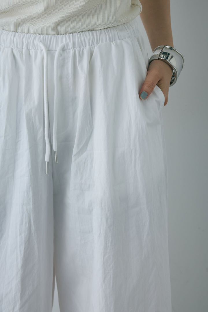 [予約/SET]リネンベスト+裾ボタン絞りパンツ(2set)