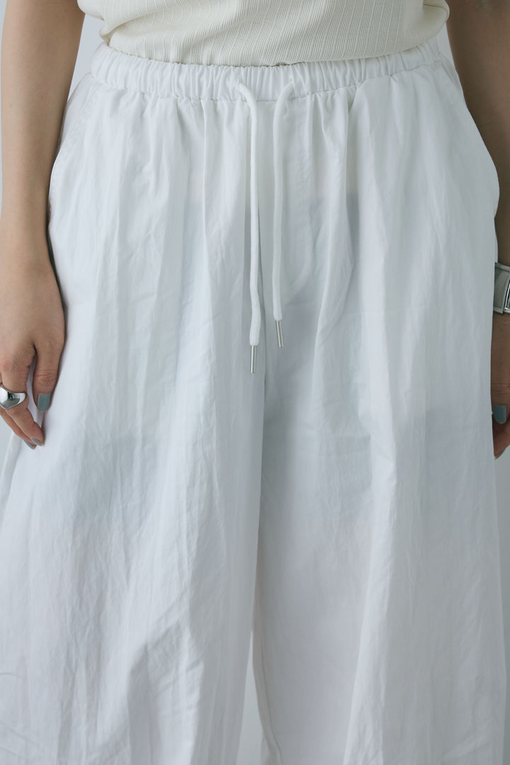 [予約/SET]リブロゴタンク+スカーフ風バックリボンキャミソール+裾ボタン絞りパンツ(3set)