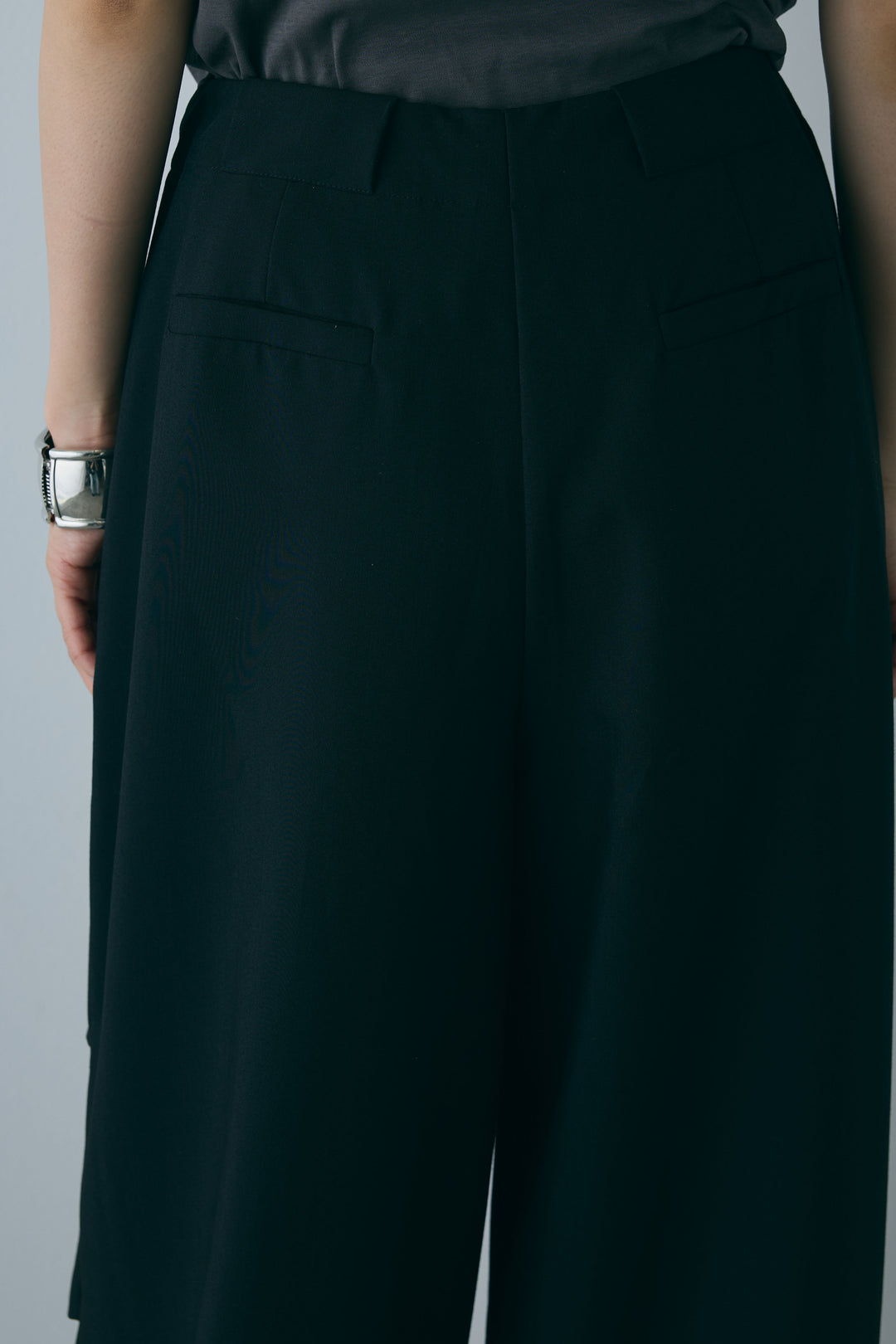 [予約/SET]フレンチスリーブシアーブルゾン+ランダムタック入りワイドパンツ(2set)