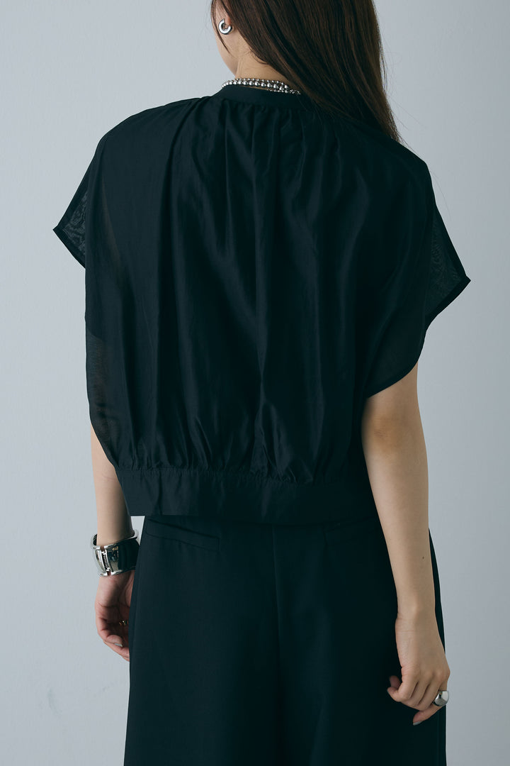 [予約]フレンチスリーブシアーブルゾン