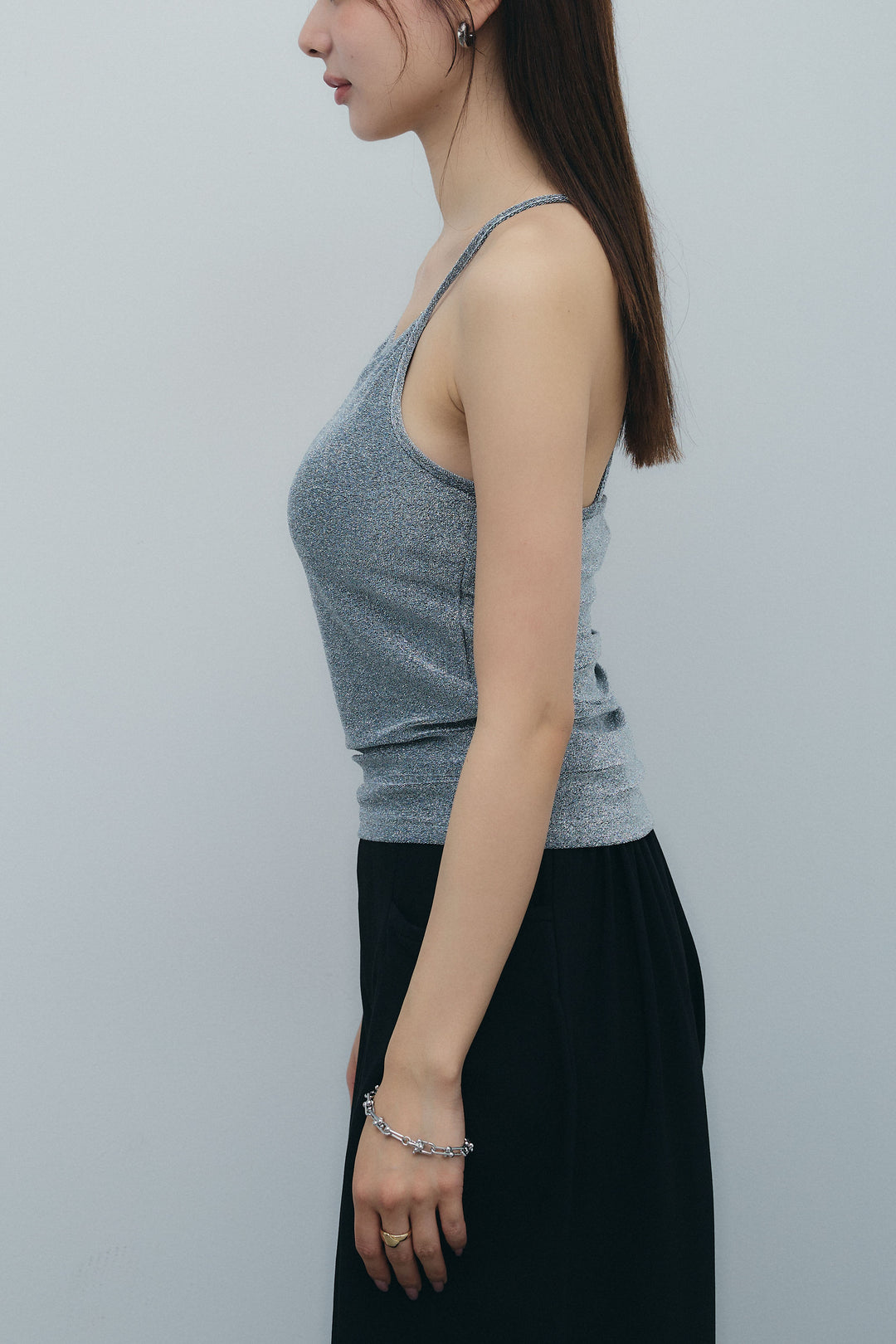 [予約]ラメバッククロスキャミソール