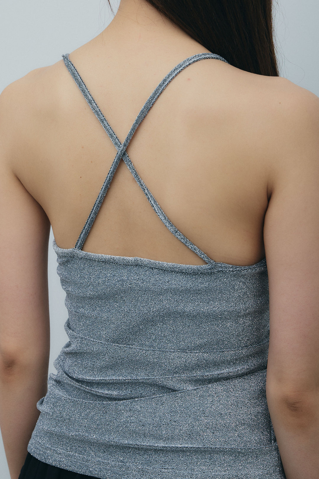 [予約]ラメバッククロスキャミソール