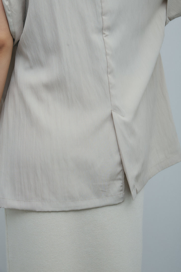 [予約/SET]リネンライクダブルジレ+ボーダーリブカップ付きキャミソール+リネンタッチ配色ホックスカート(3set)