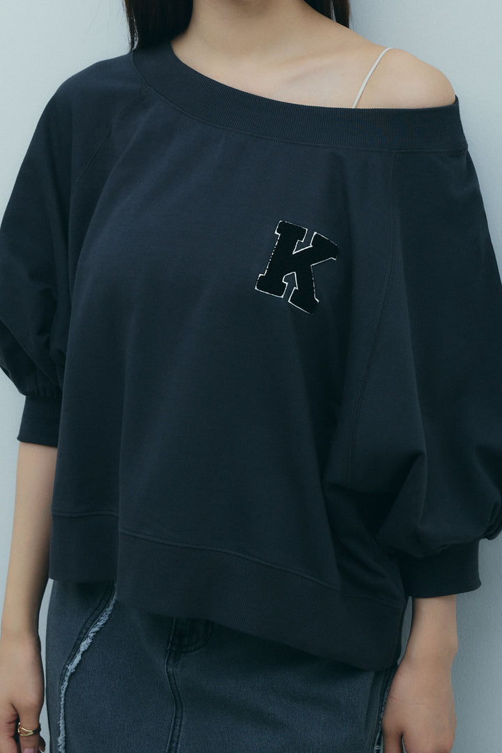 [予約/SET]マルチネックスウェット+フリンジウェーブデニムスカート(2set)