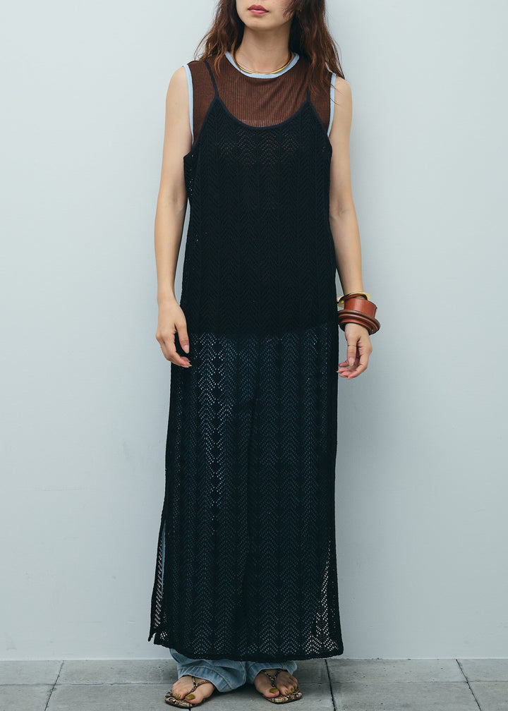 ニットライクレースキャミOP