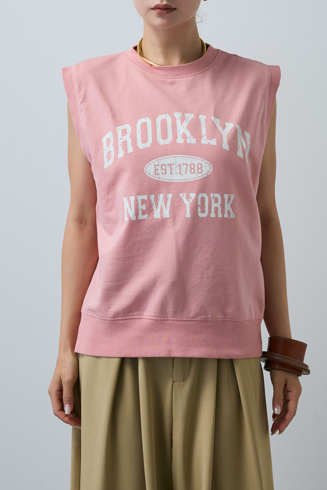 [予約]ピグメントロゴノースリーブスウェット