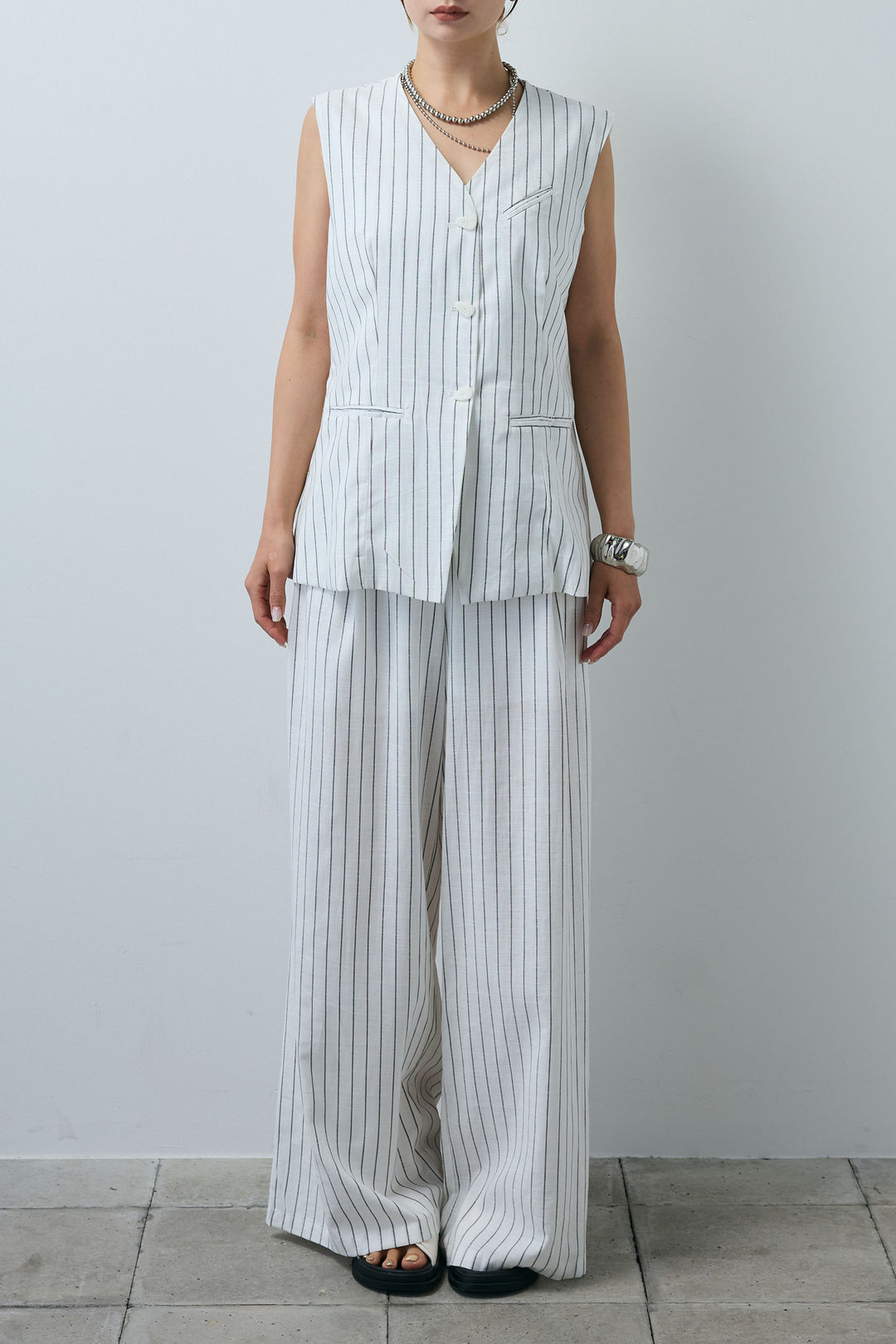 [予約/SETUP]ピンストライプセットアップ