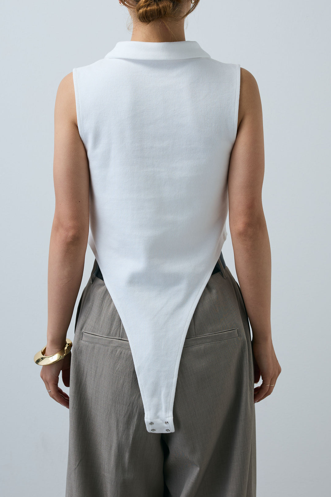 [予約]ポロニットノースリボディースーツ