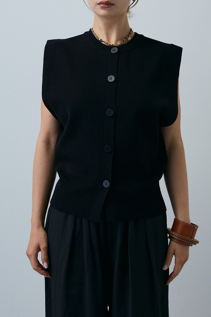 [予約]ボクシーニットベスト