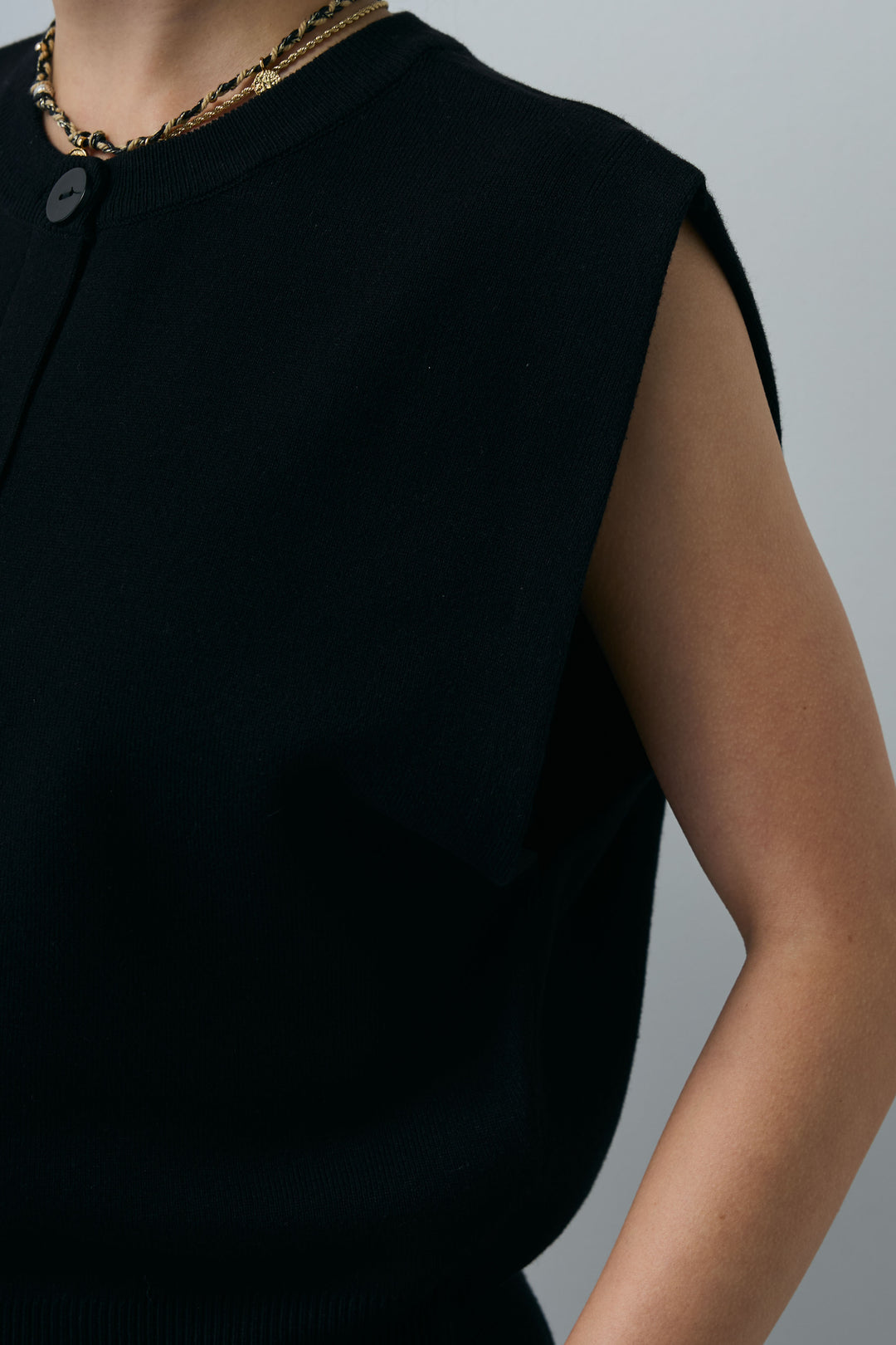 [予約]ボクシーニットベスト