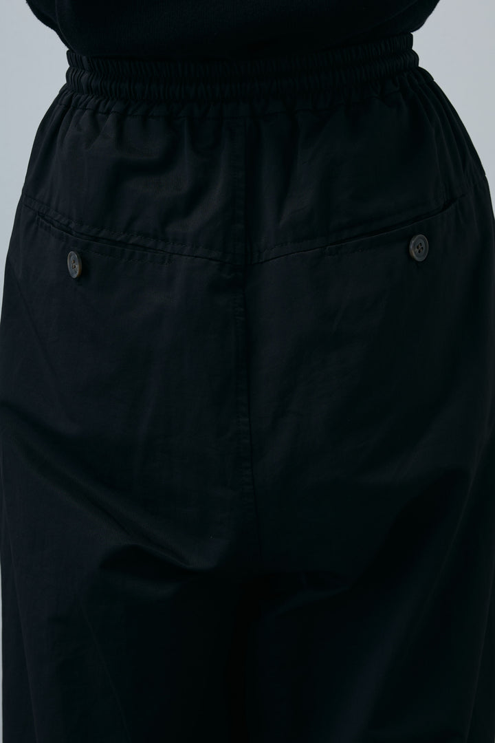 [予約/SET]2wayぺプラムニットトップス+裾ドロストナイロンパンツ(2set)