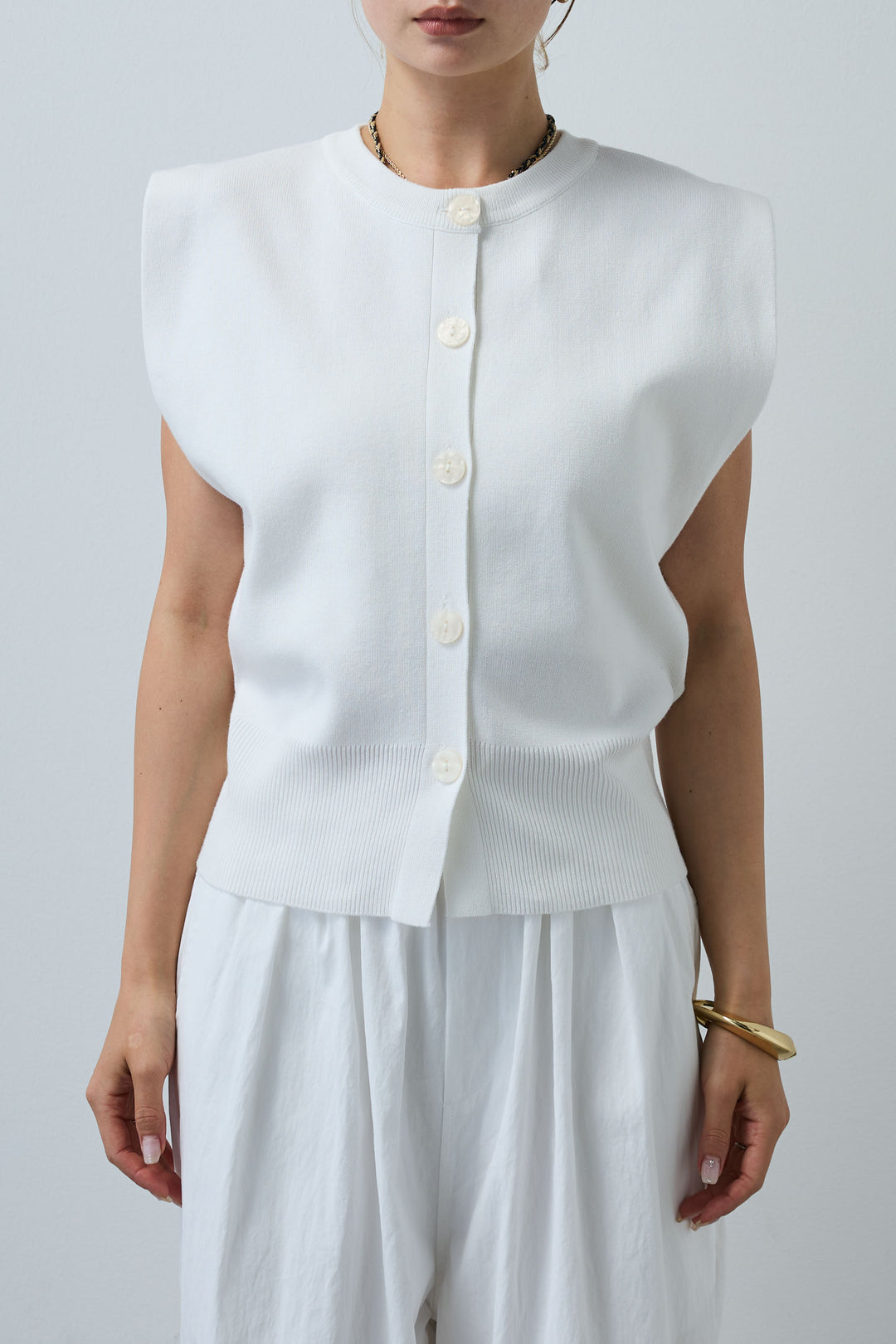 [予約]ボクシーニットベスト