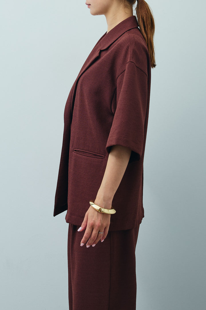 [予約]リネンタッチハーフスリーブJK