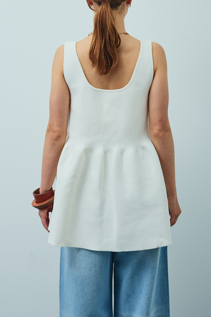 [予約/SET]2wayぺプラムニットトップス+裾ドロストナイロンパンツ(2set)