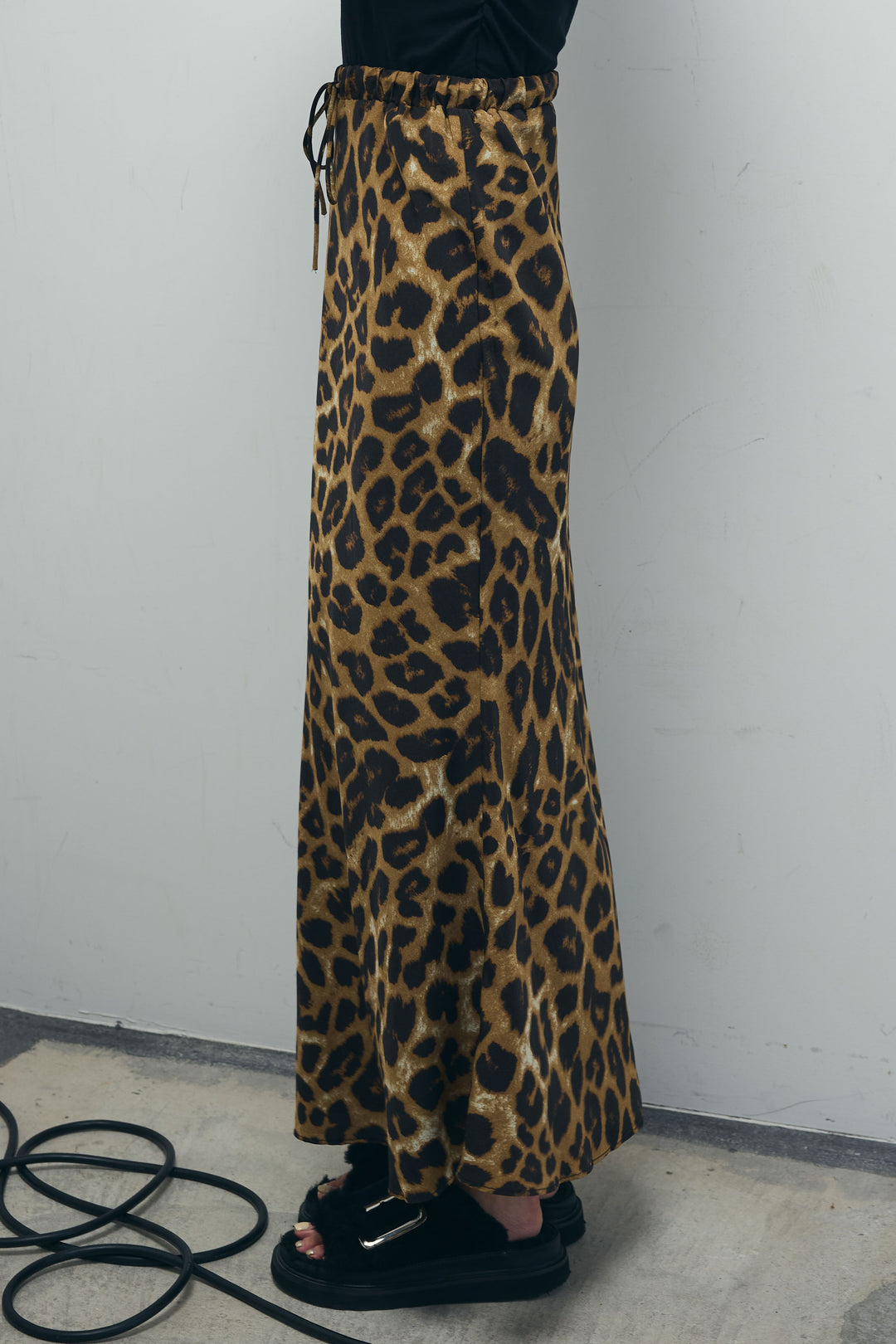 [予約]レオパードナロースカート