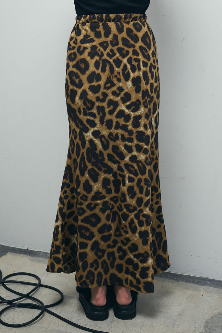 [予約]レオパードナロースカート
