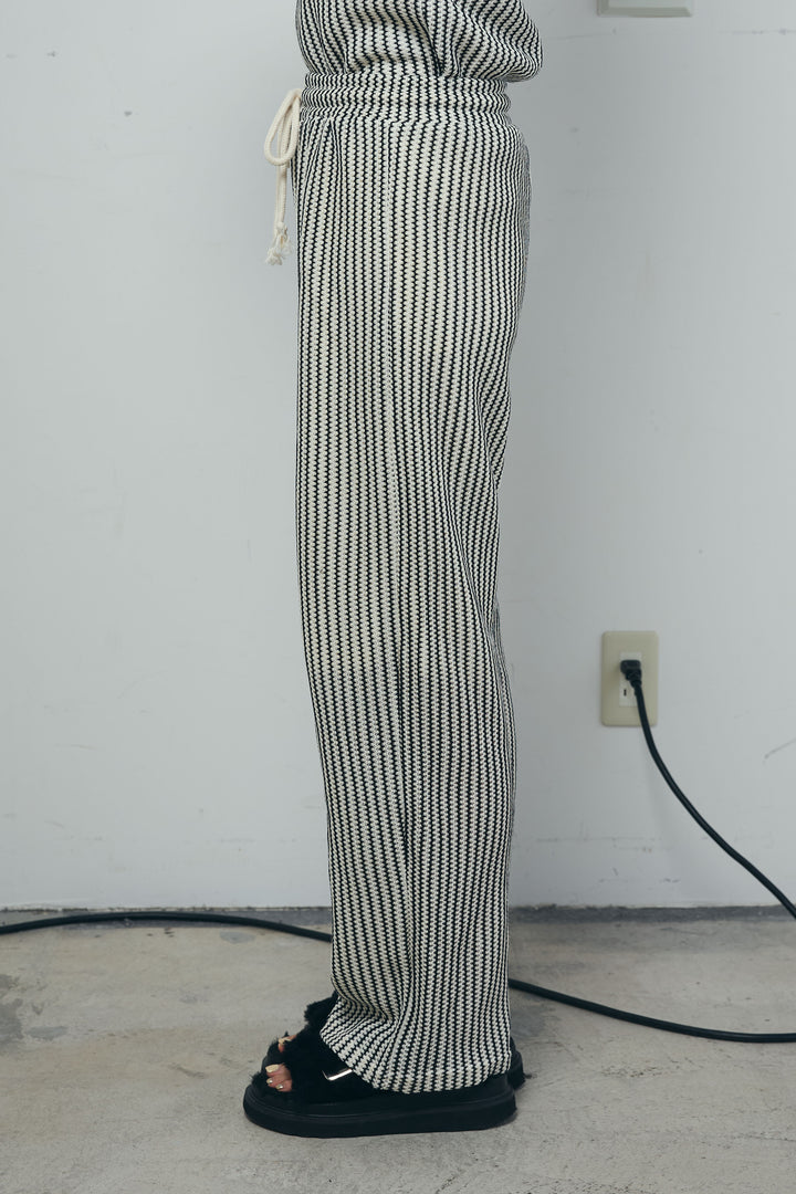 ストライプレースタンクトップ+ストライプレースイージーPT(2set)