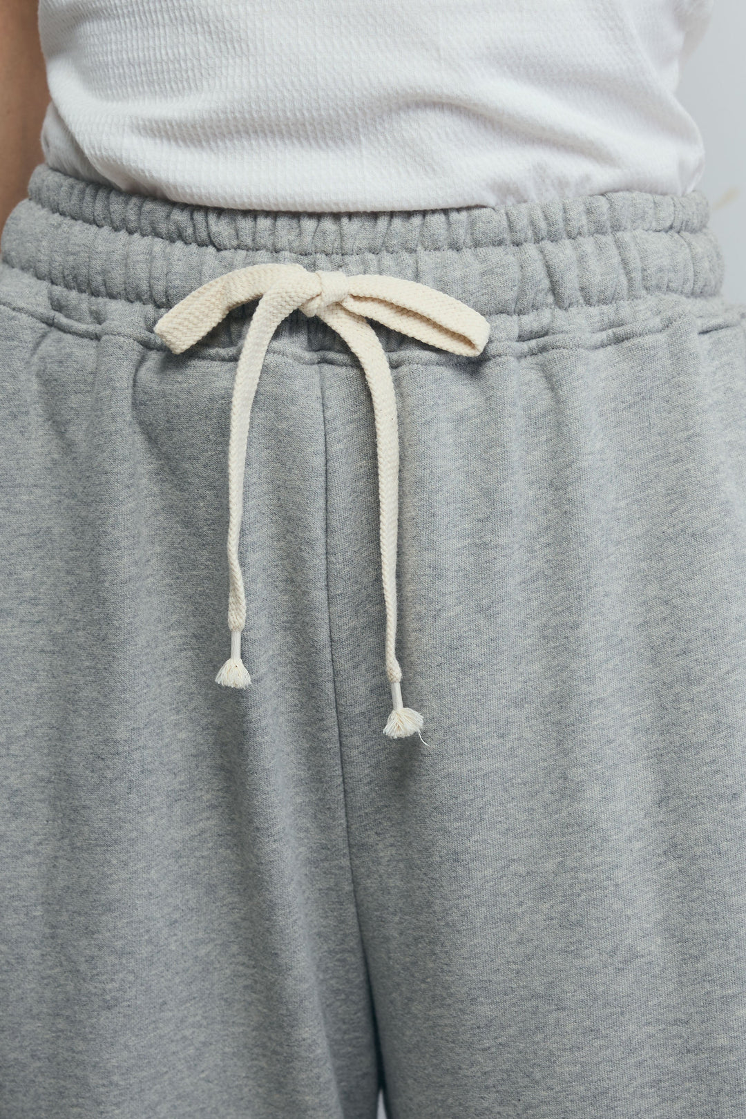 [予約/SET]フェイクスエードベスト+ルーズワイドスウェットパンツ(2set)