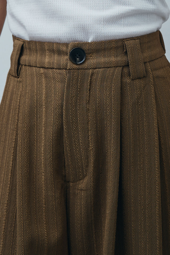 [予約]ニュアンスラインワイドパンツ