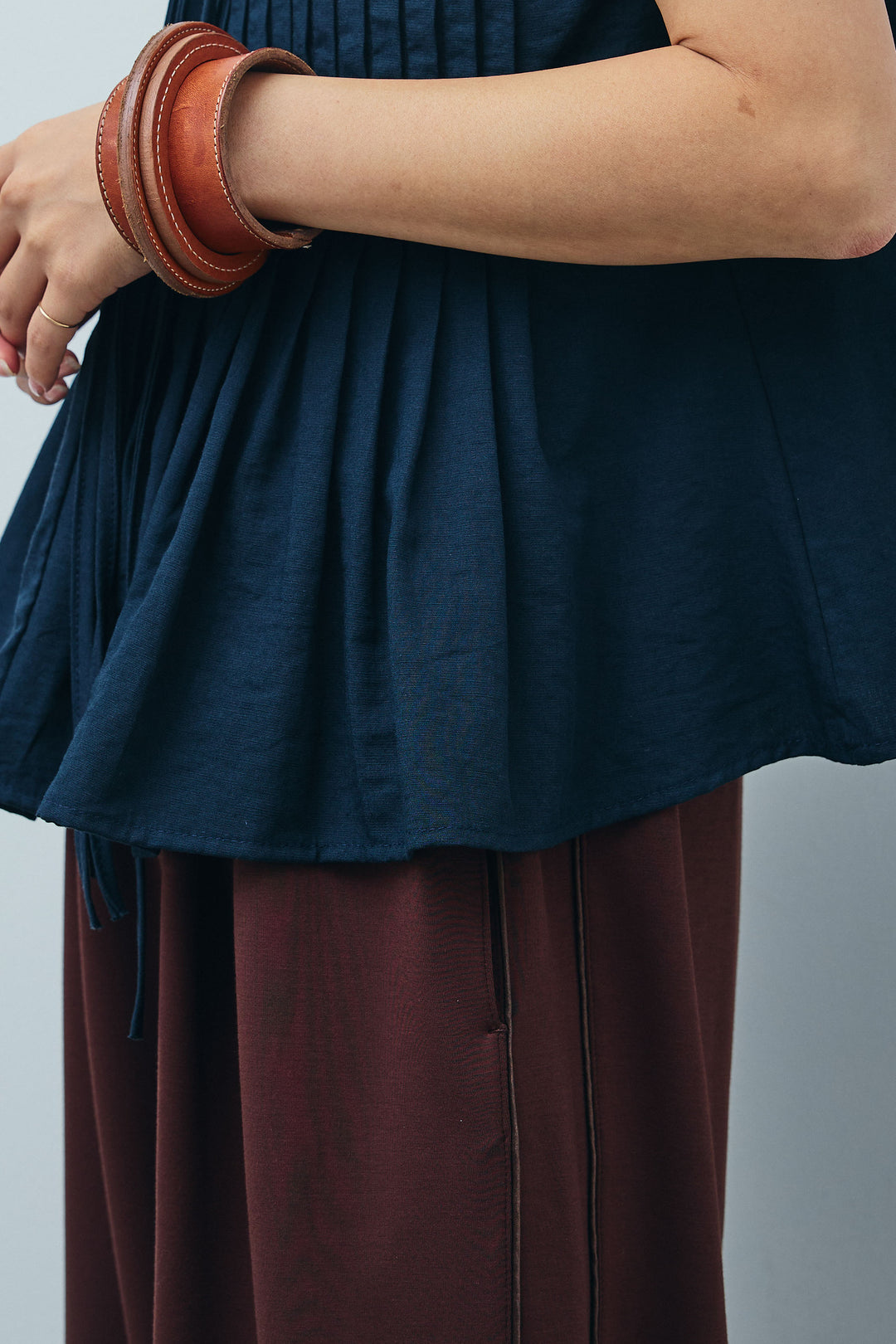 [予約]シャーリングブラウス