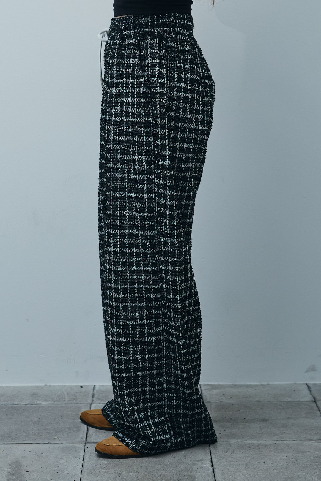 [予約/SET] 2wayぺプラムビスチェ+サマーツイードリラックスパンツ(2set)