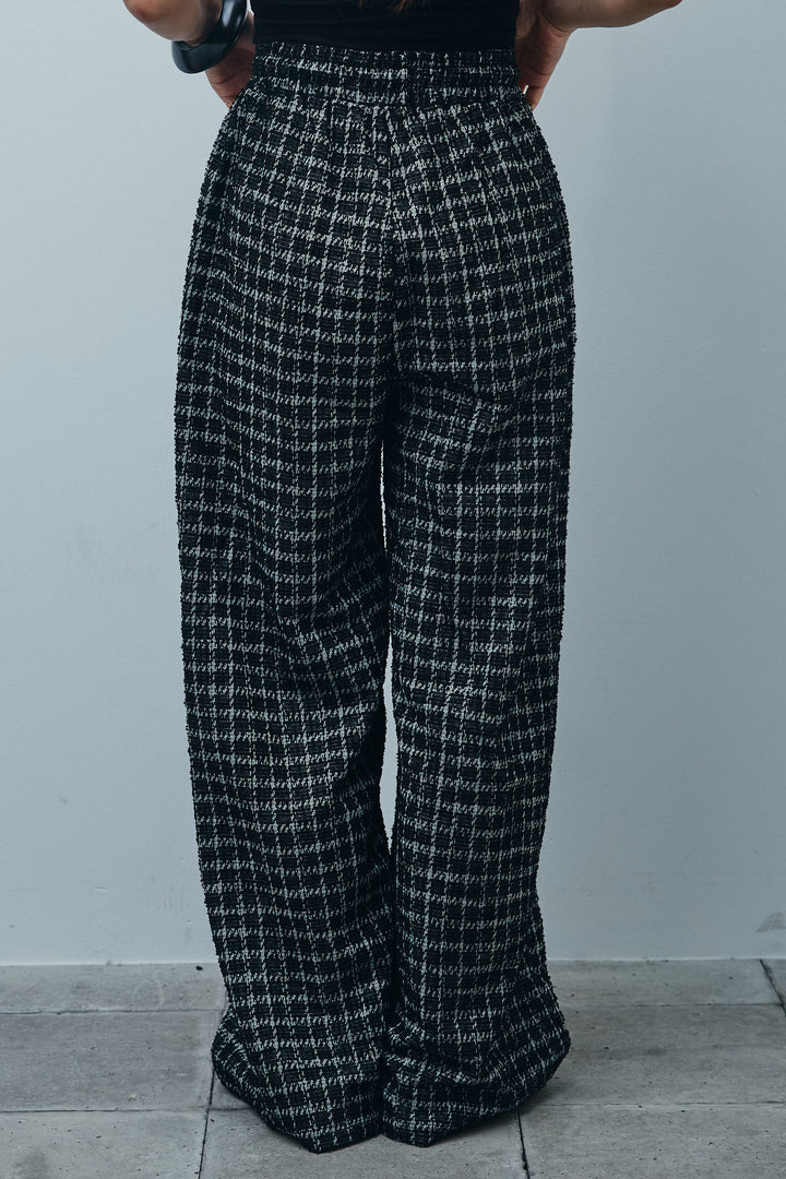 [予約/SET] 2wayぺプラムビスチェ+サマーツイードリラックスパンツ(2set)