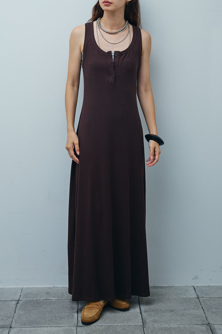 [予約/SET]ハーフスリーブシアーJK+ラップレイヤードリブロングワンピース(2set)