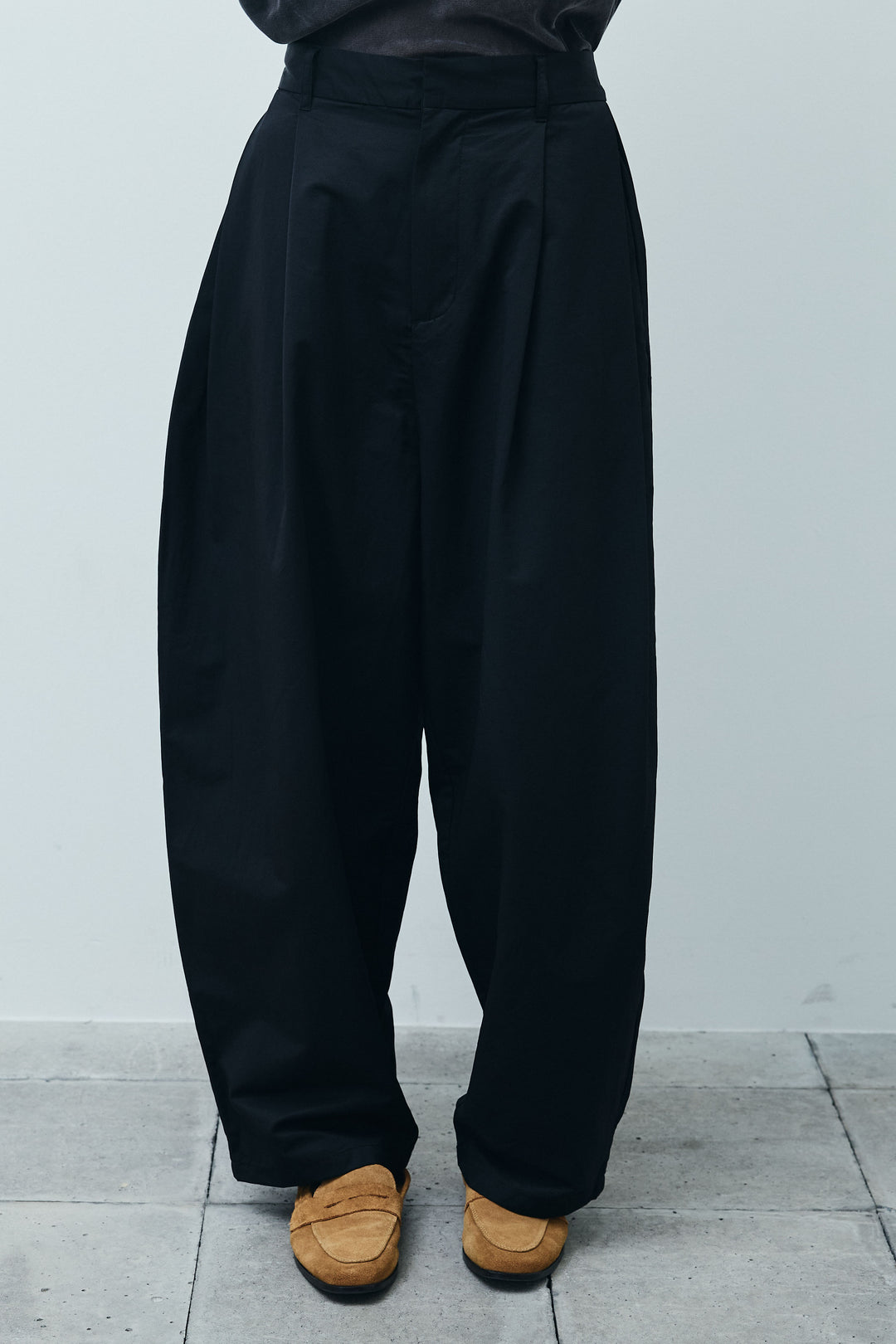 [予約/SET]シアーベロアオフショルタックPO+合繊ツイルタックカーブパンツ(2set)