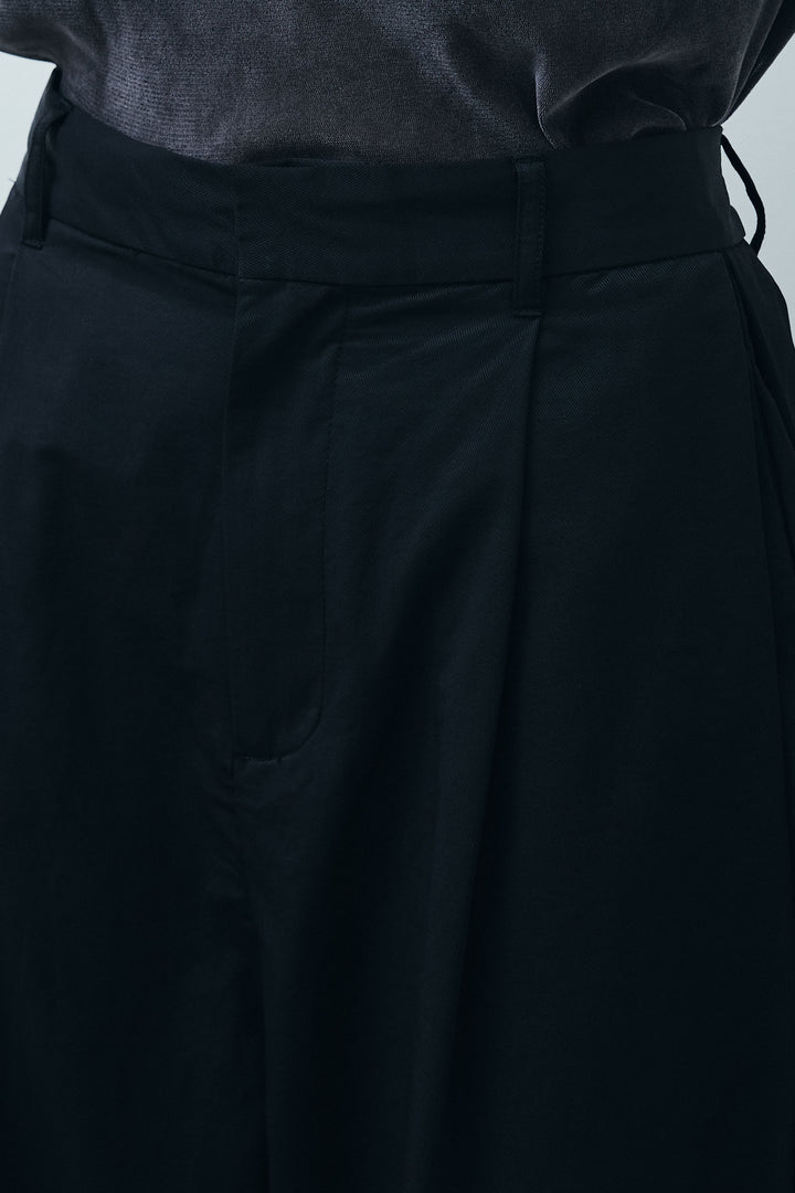 [予約/SET]シアーベロアオフショルタックPO+合繊ツイルタックカーブパンツ(2set)