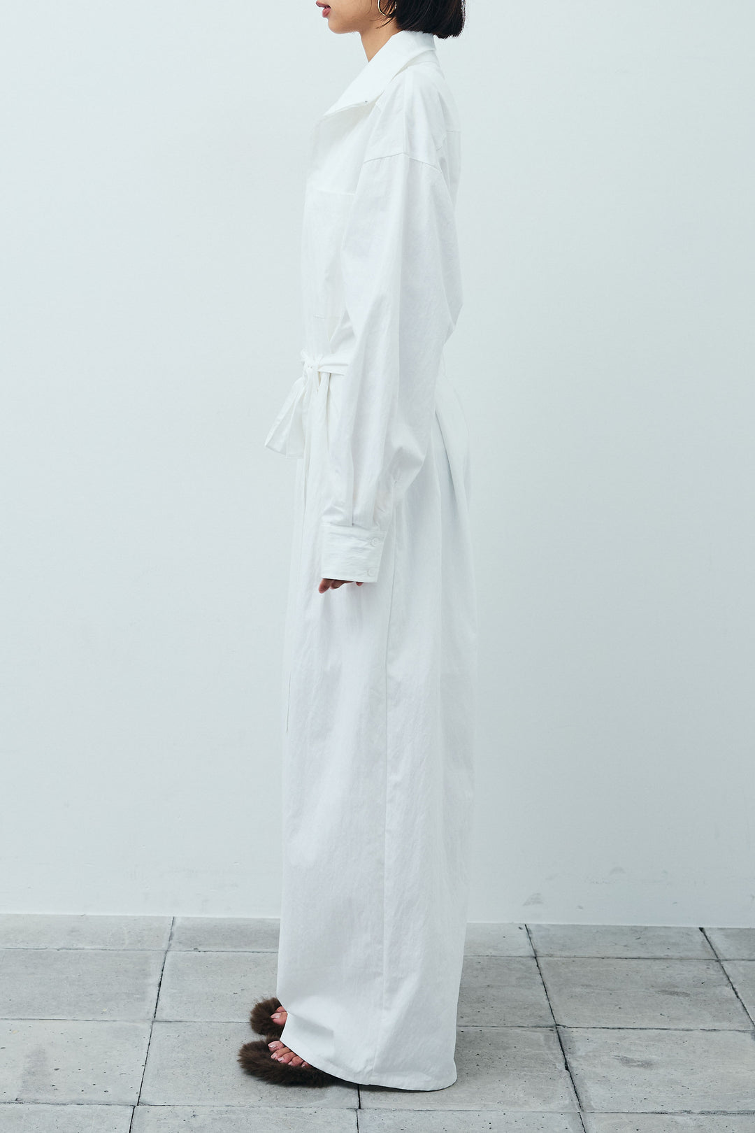 [予約]合繊ツイルジャンプスーツ