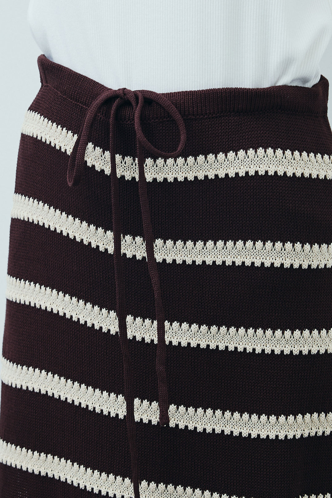 [予約/SET]アシメボタンデニムベスト+テレコリブカップ付きノースリーブ トップス+ニットスカート(3set)