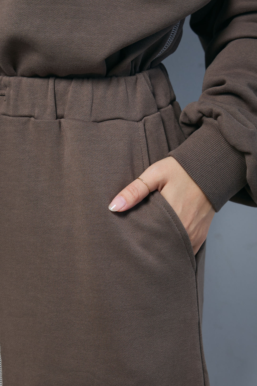 スリットスウェットロングSK