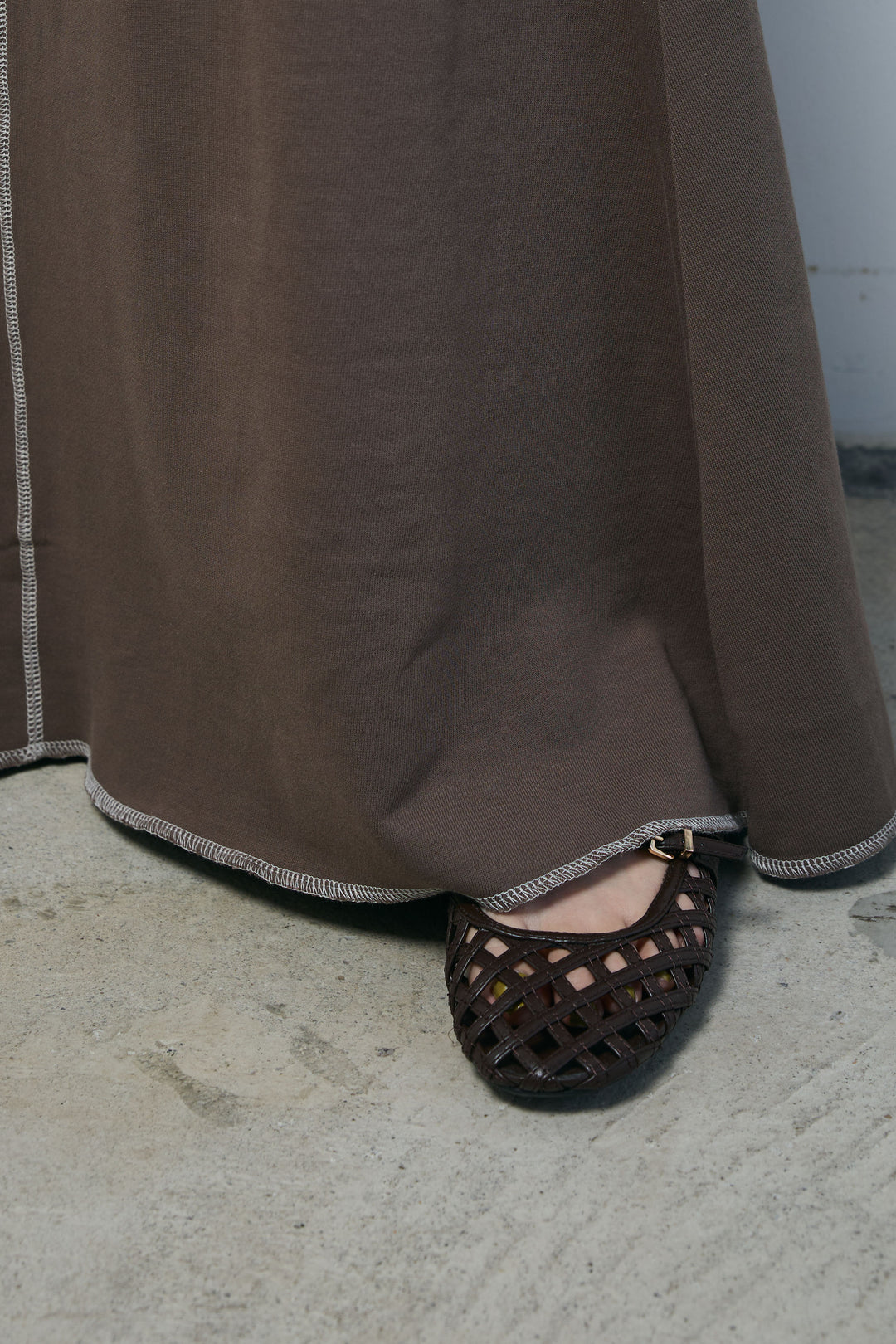 [予約/SET]ダンスフェザーベスト+スリットスウェットロングSK(2set)