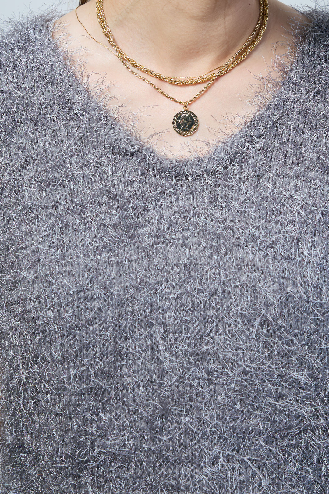 [予約/SET]ダンスフェザーベスト+スリットスウェットロングSK(2set)