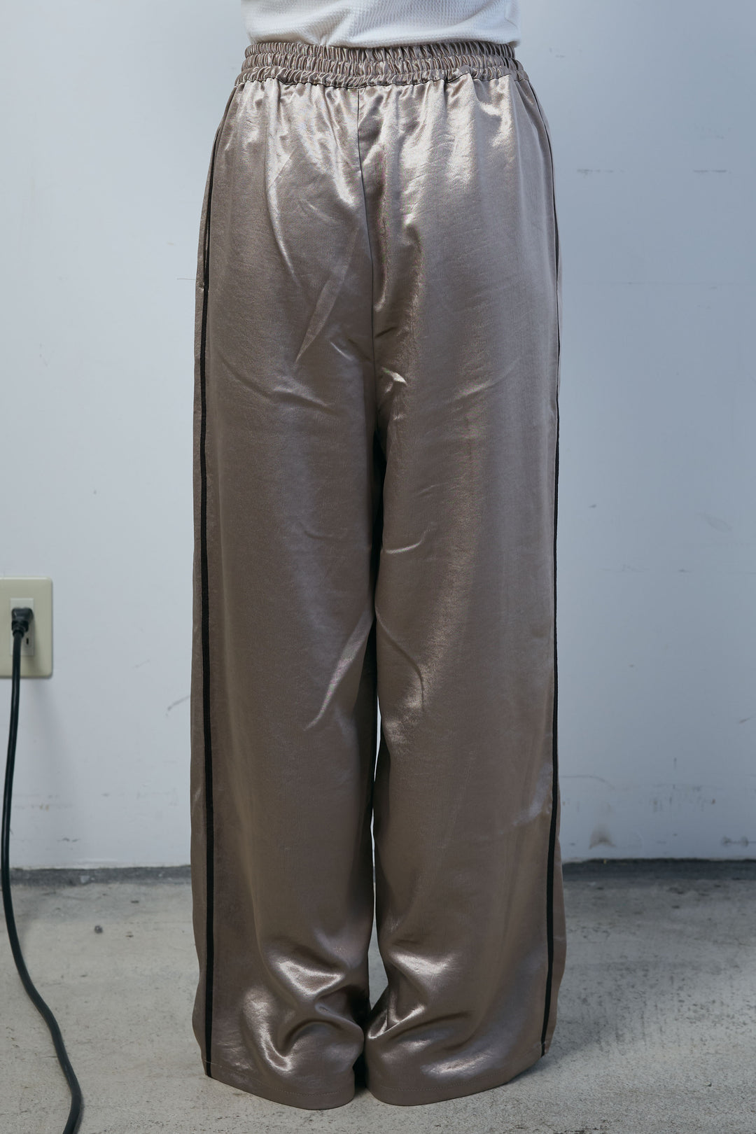 [予約]サテンサイドラインパンツ