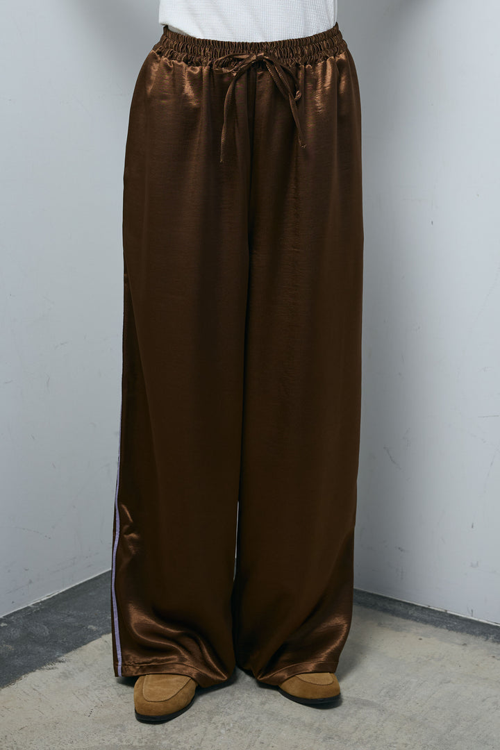 [予約]サテンサイドラインパンツ
