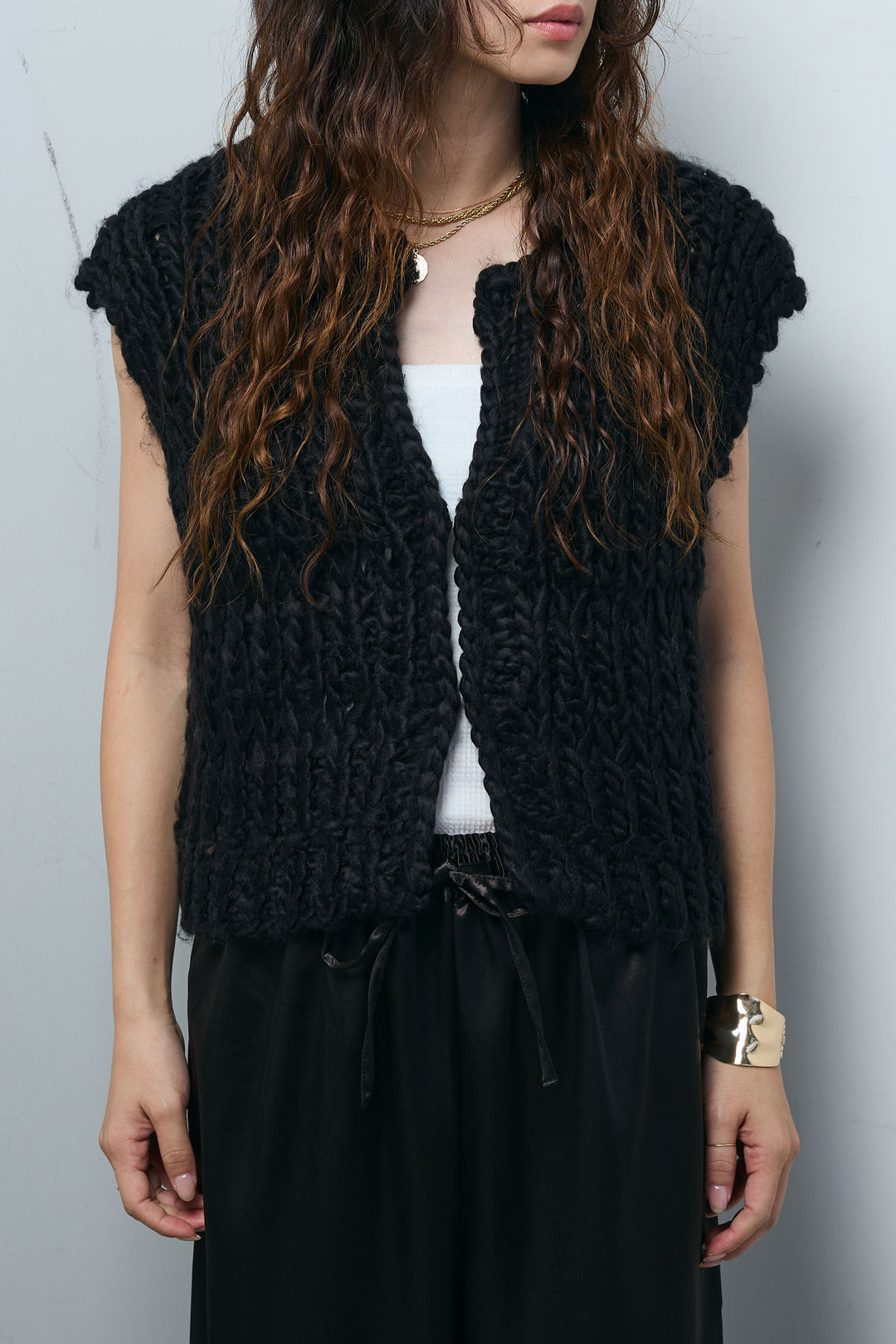 ハンドニットロービングベスト