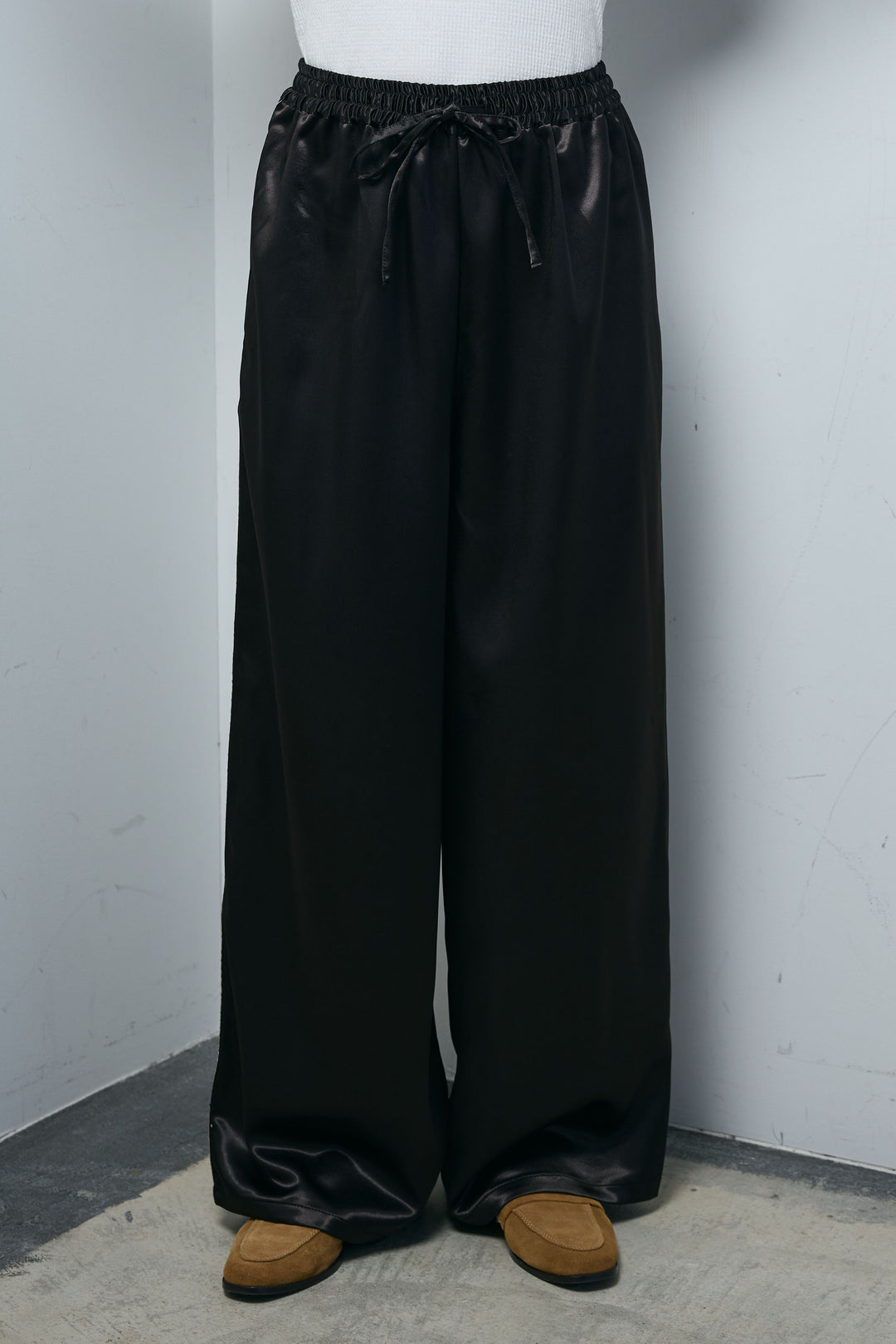 [予約]サテンサイドラインパンツ