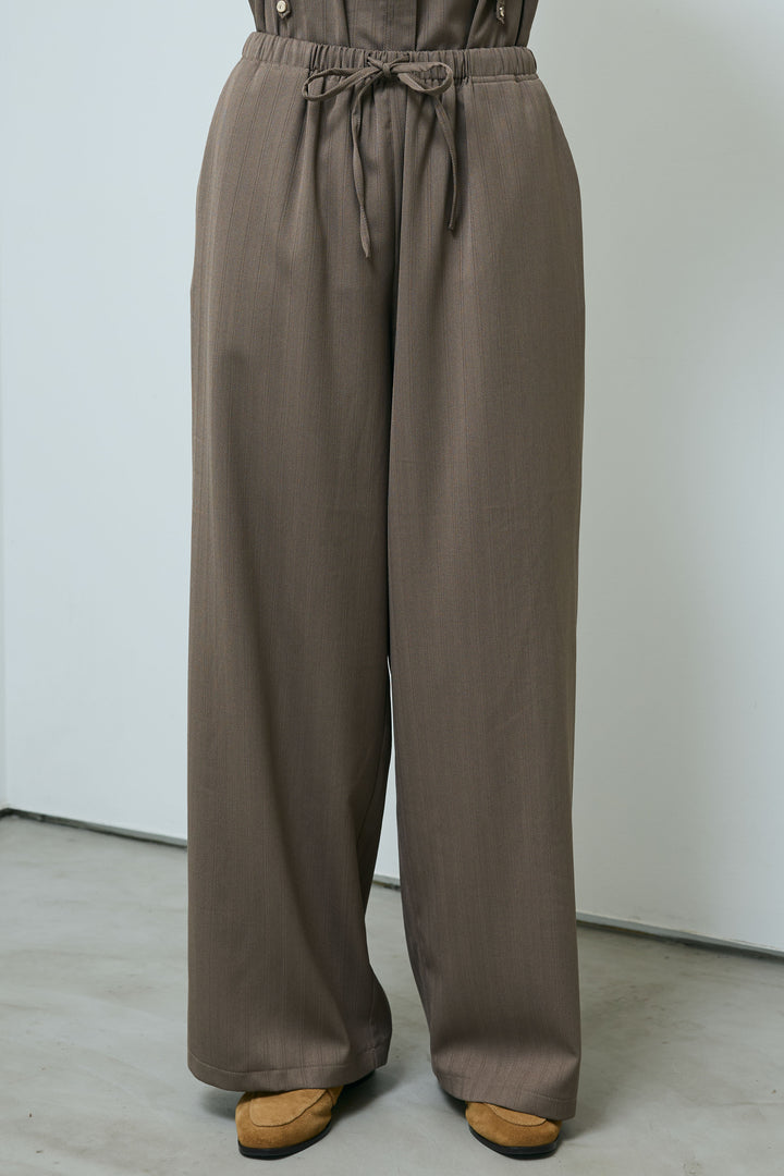 ミニヘリンボーンストレートイージーワイドPT