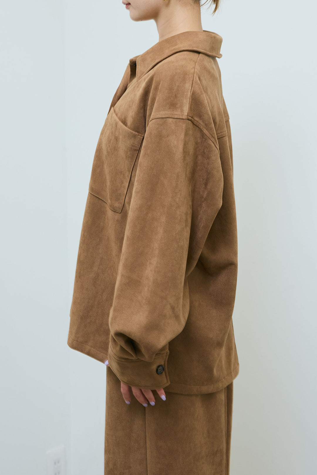 [予約]フェイクスウェードシャツJK